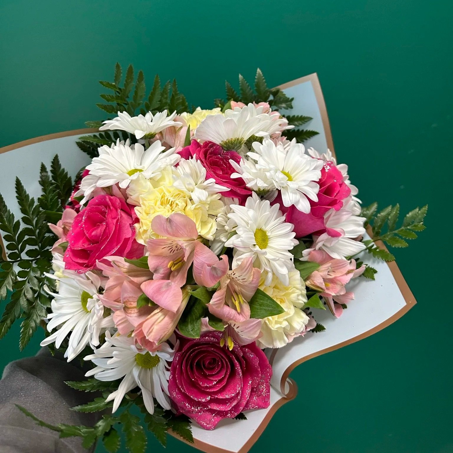 Rouge Wrapped Arrangement