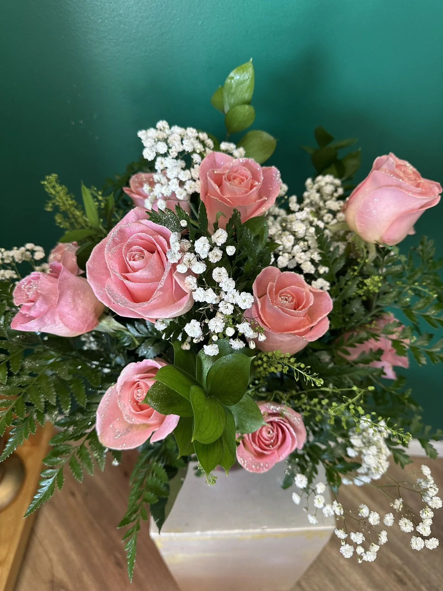 Pink Honey Vase Arrangement