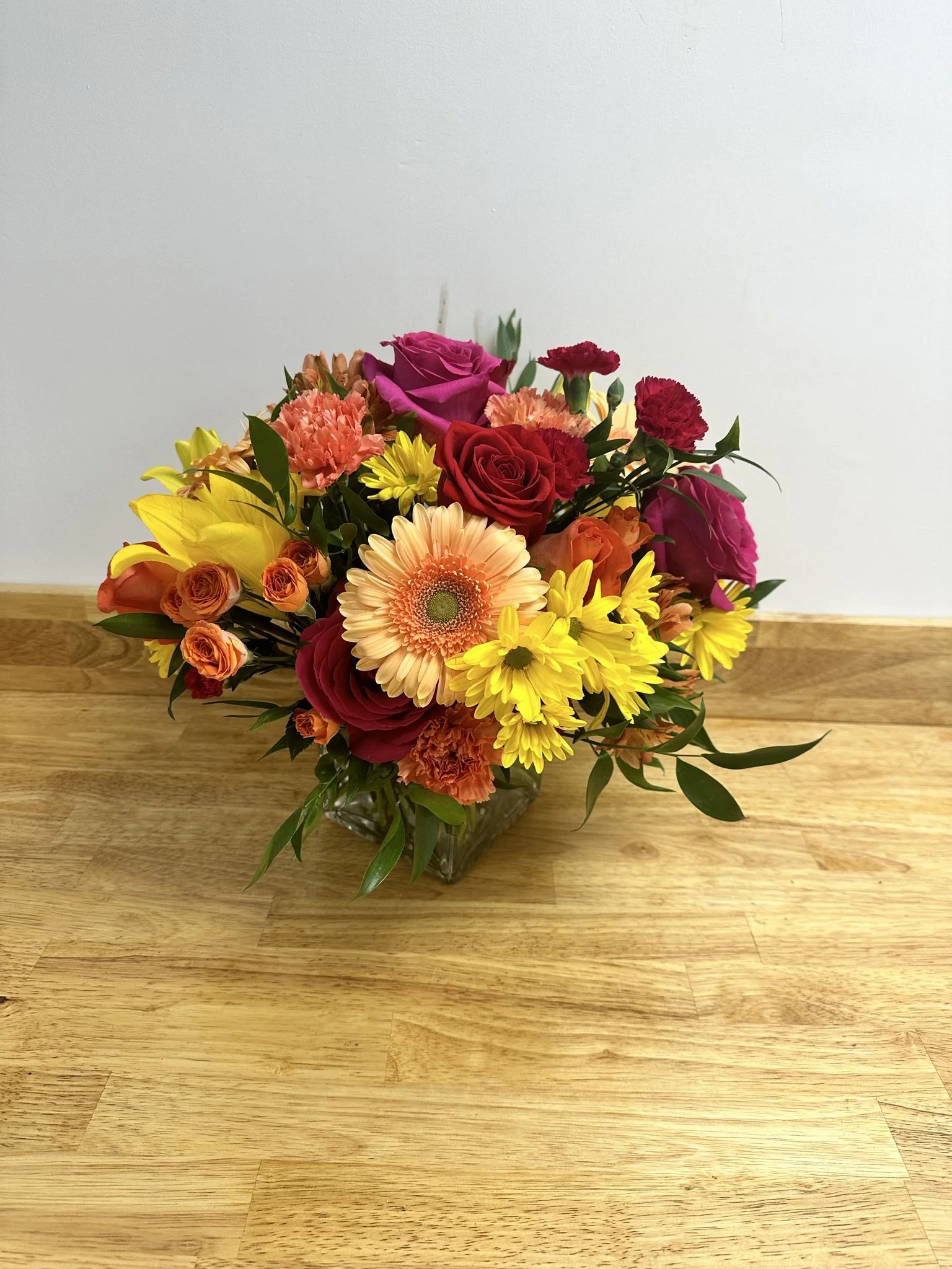 Tiger's Eye Vase Arrangement