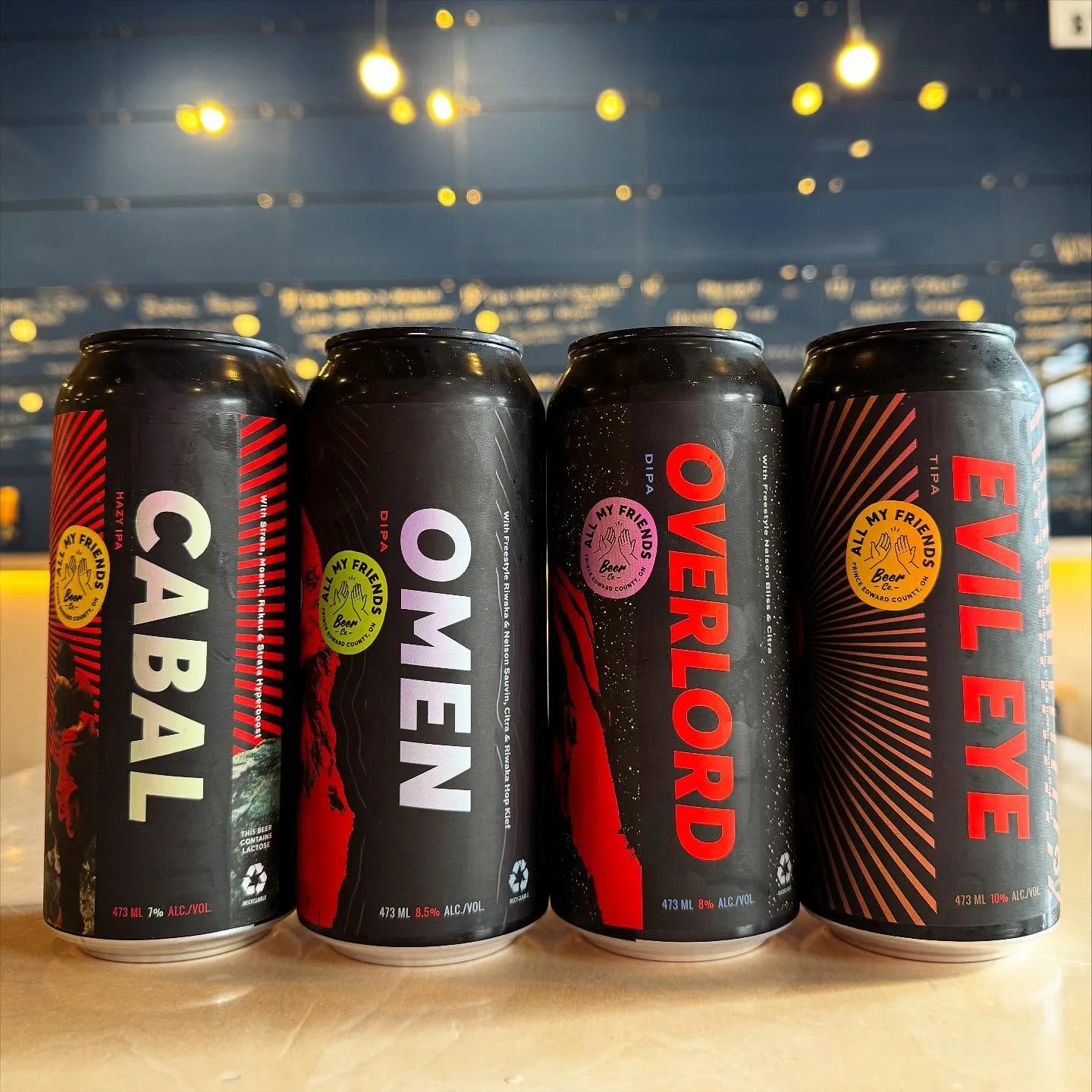 @amf.beer x ych x @finebalancebrewing - cabal (hazy IPA w/Strata, Rakau, Mosaic, Strata Hyperboost, &amp; lactose)

amf x du bas canada (gatineau, QC) - omen (hazy DIPA  w/ Riwaka, Nelson Sauvin, Citra, &amp; Riwaka Hop Kief)

amf x lyric (denver, CO