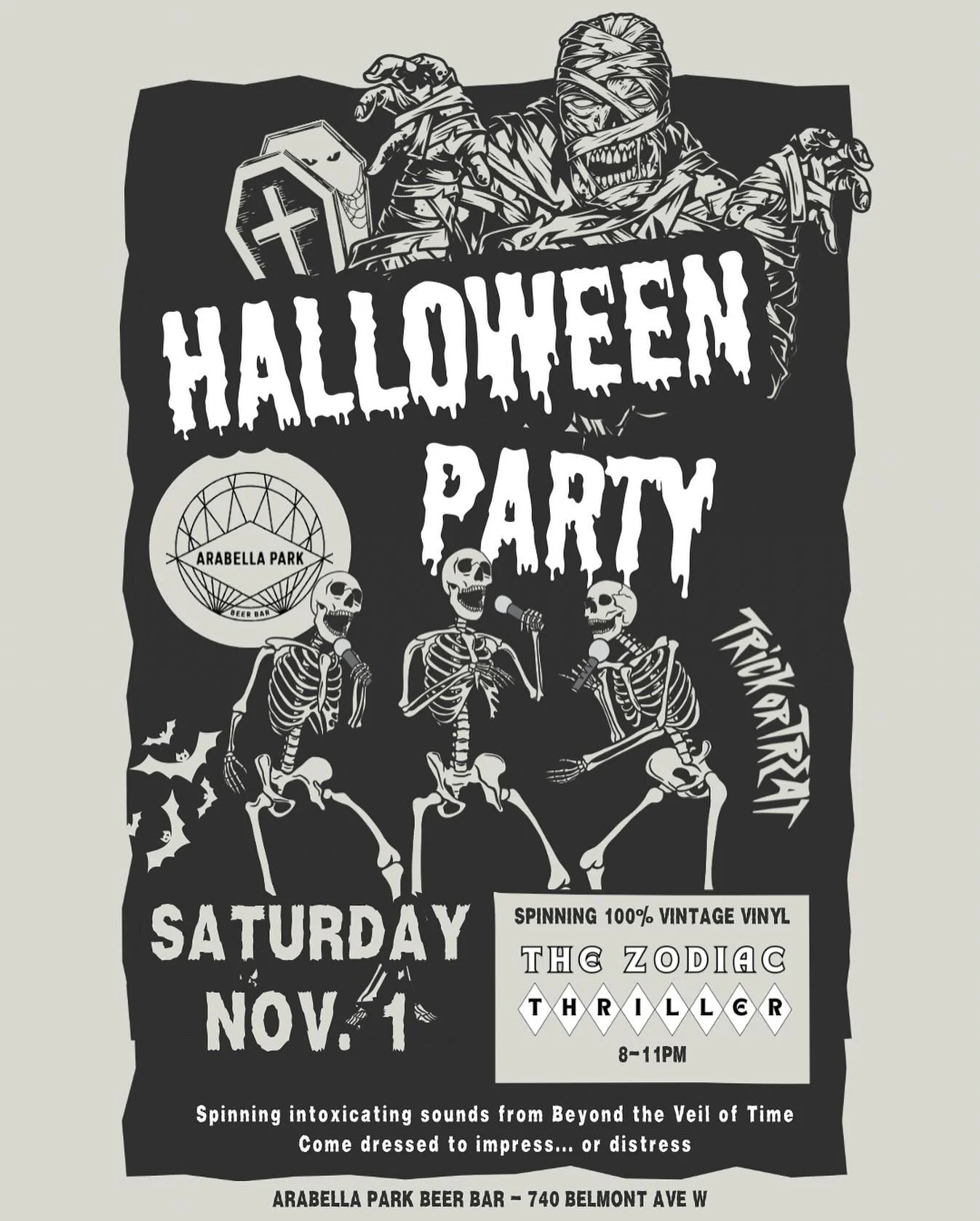 Join us and @the_zodiacthriller for a scary spooky night