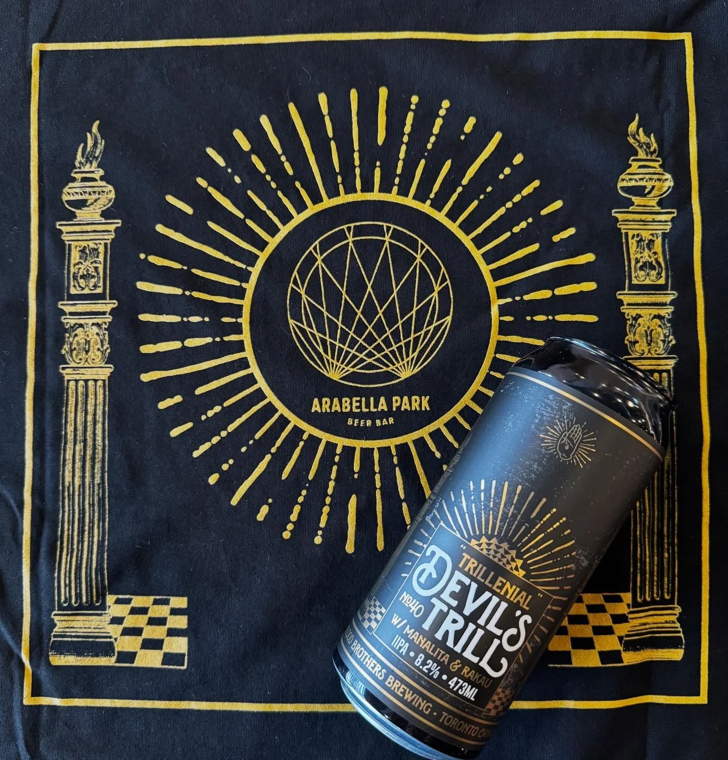 New merch drops TOMORROW for our 9th birthday and we&rsquo;re way too excited about it.

This year&rsquo;s shirt has a clean little logo on the front and the full artwork on the back, thanks to the magic of @bloodbrothersbrewing and @tinylittlehammer