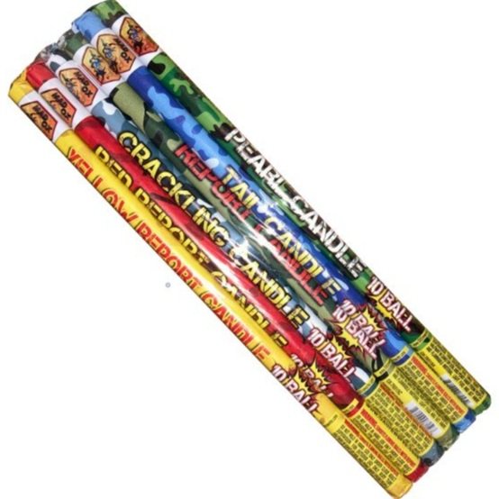10 Ball Asst. Roman Candle