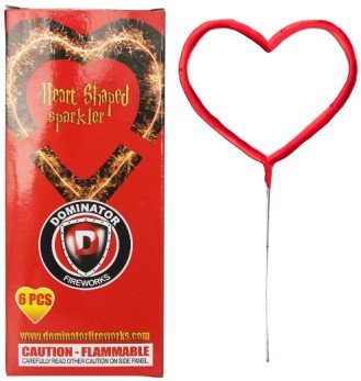 Heart Shaped Sparkler