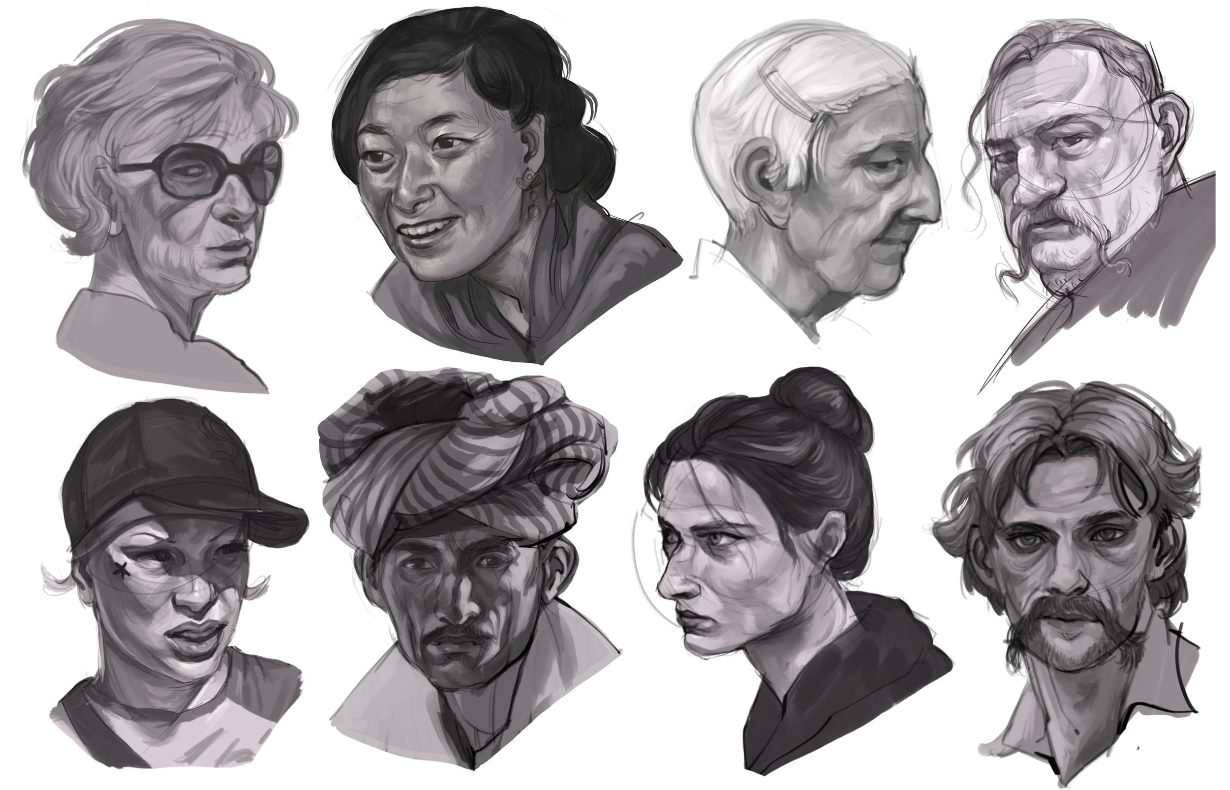 more portrait studies