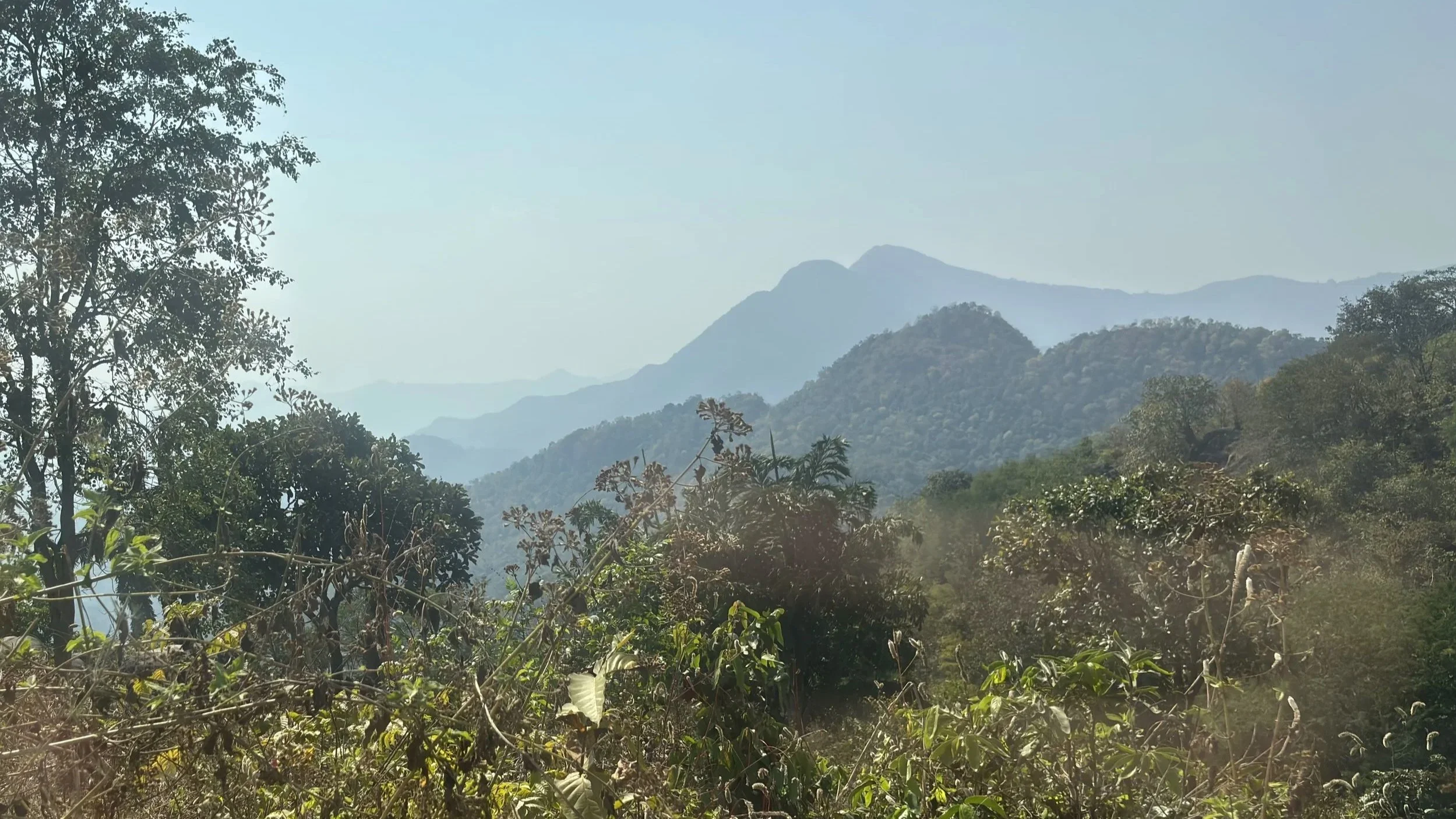 Sweeping view of mountains