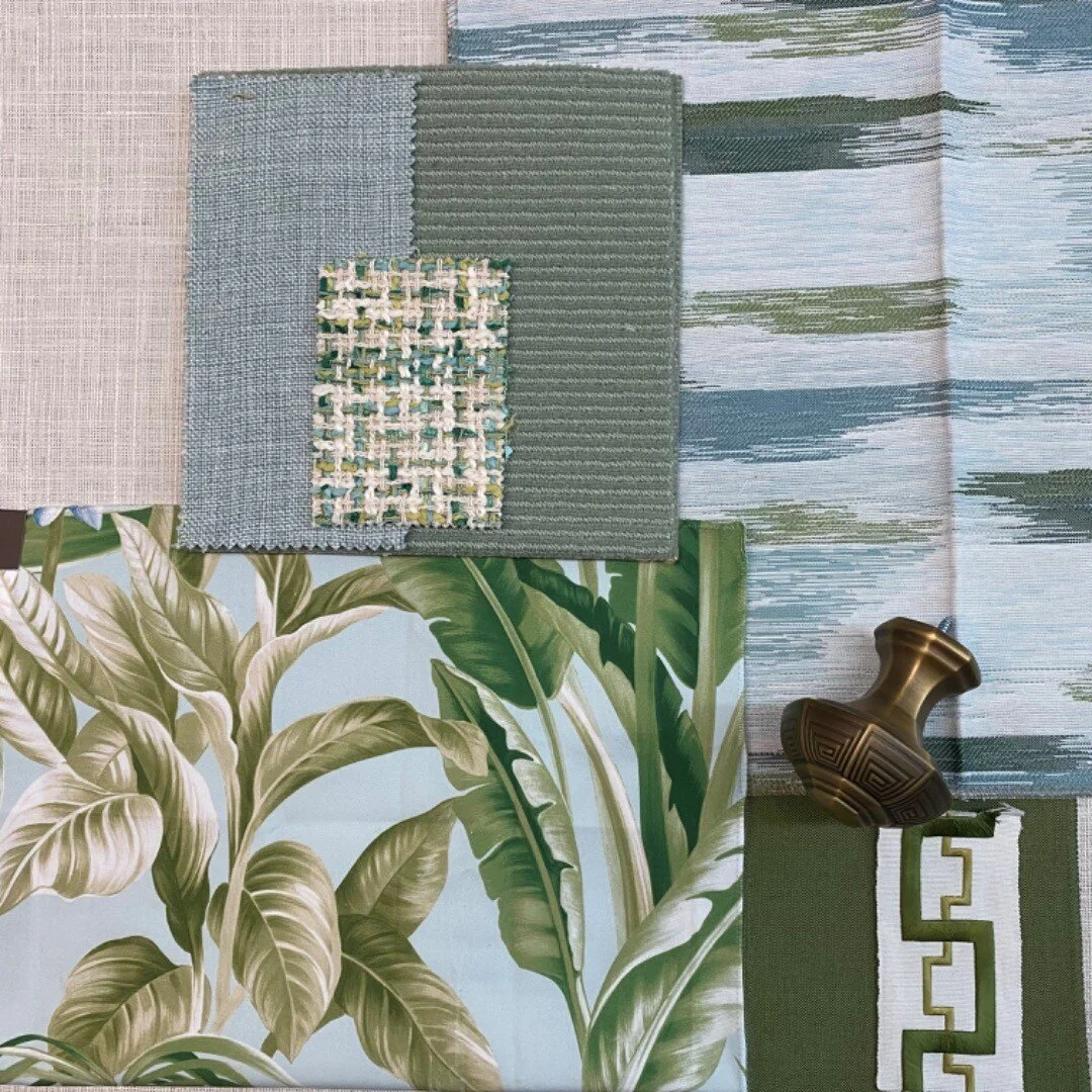 Frosted Jungle
#interiordesign #interiordesigner #interiorinspiration #fabrics #designideas #design #palms #palmleaves #greenandsky #wallpaper #plantfabric  #geometricfabric #floralfabrics #texturedfabric #stpetersburgfloridadesign #stpetersburgdesig