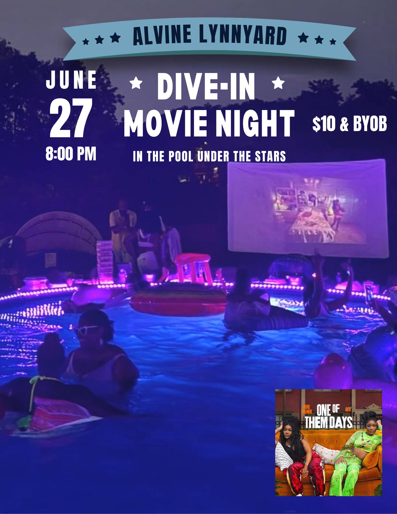 Dive-In Movie Night