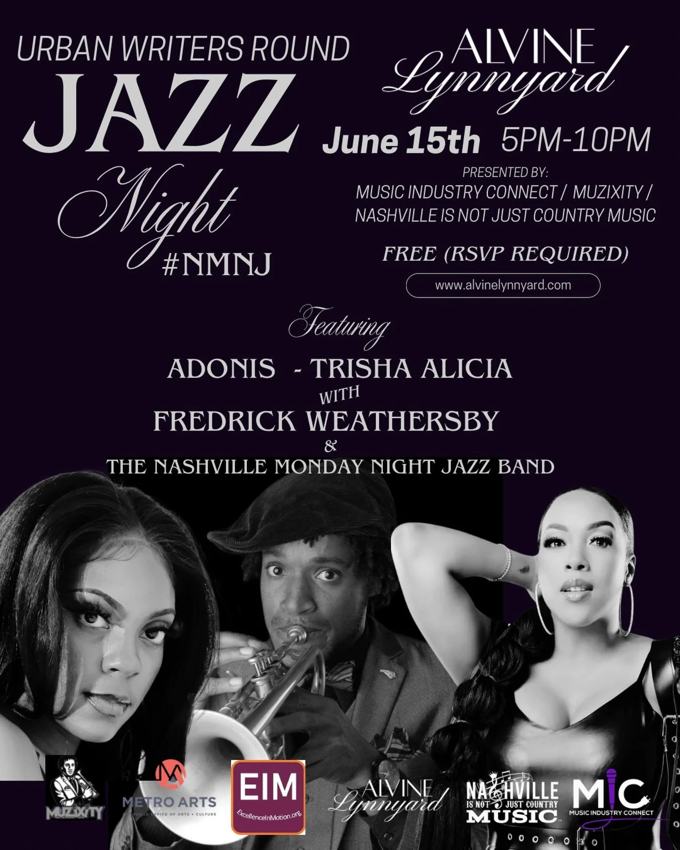 Join us for an unforgettable evening of live music, creativity, and soulful vibes at Urban Writers Round Jazz Night at Alvine Lynnyard. Set against the luxurious backdrop of Nashville&rsquo;s premier private backyard resort, this intimate experience 