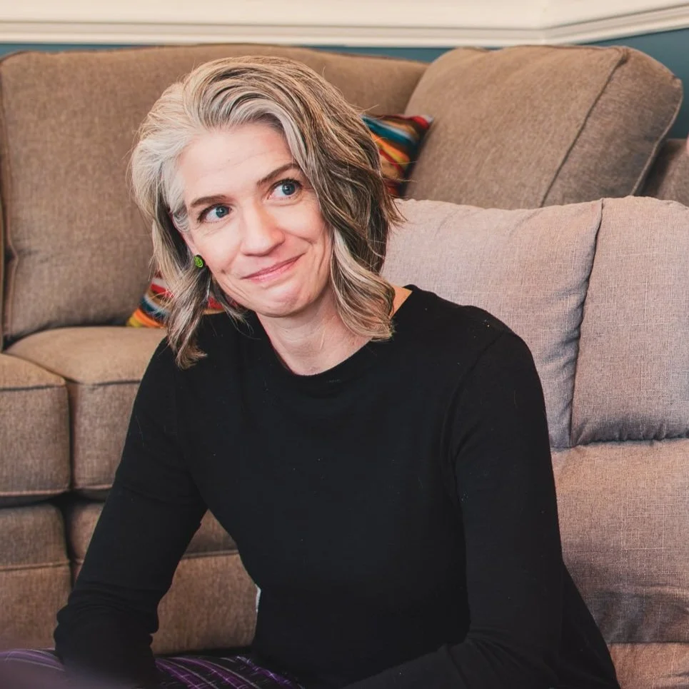 Adrienne during a therapy session at MindBody Wellness