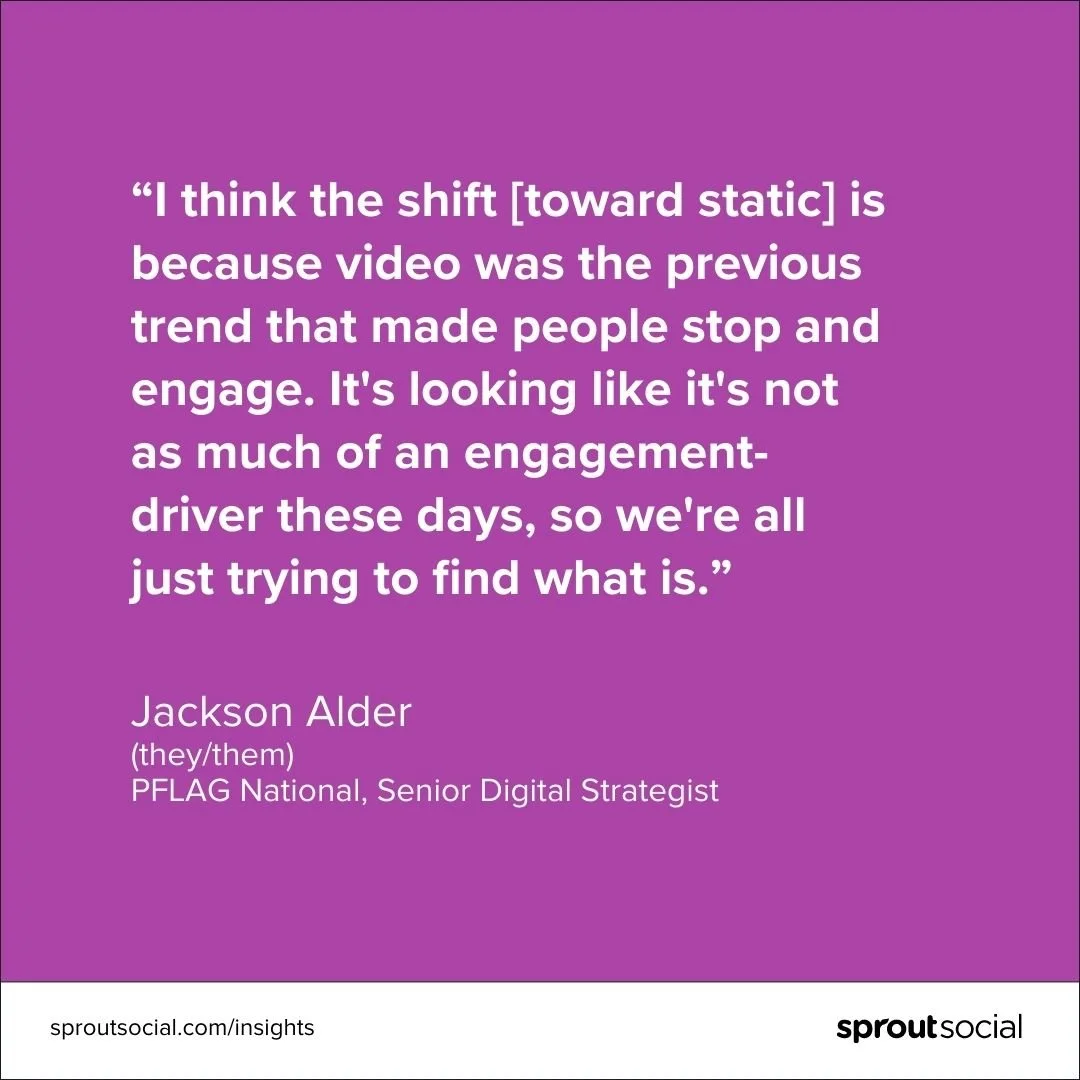 Are Static Posts Making a Comeback? Exploring the Rise of Static Content in Social Media