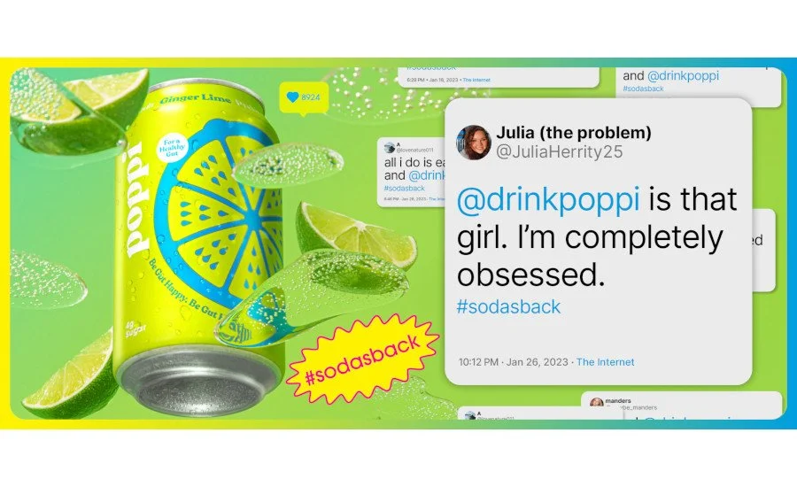 Soda's Back: Poppi Unveils Consumer-Driven Ad Campaign Redefining Soda