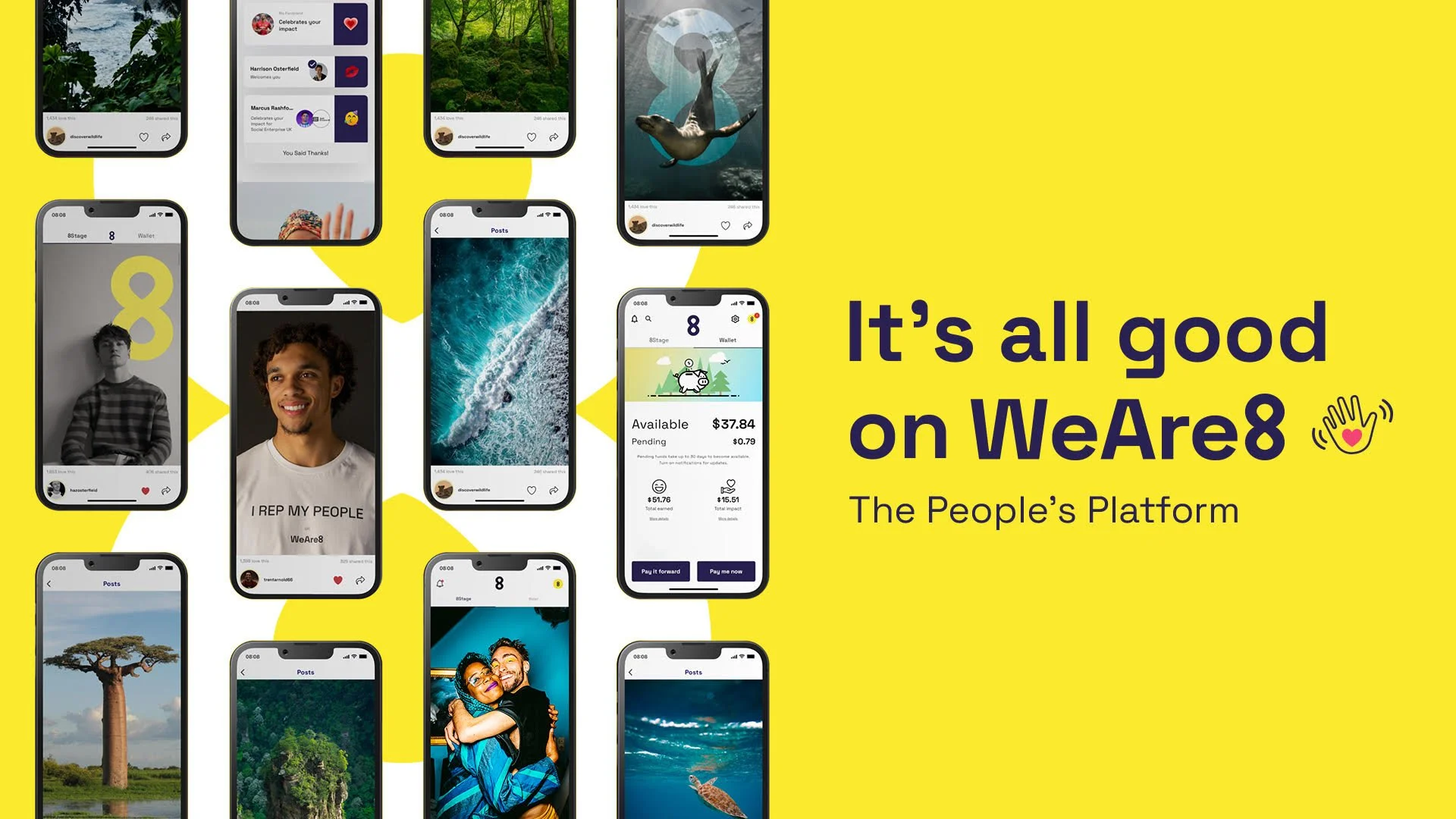 Introducing WeAre8: The Sustainable Social App Revolutionizing Positive Impact