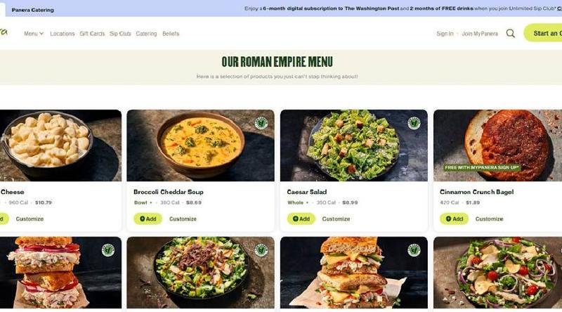 From TikTok Trend to Tasty Creations: Panera's Roman Empire Menu