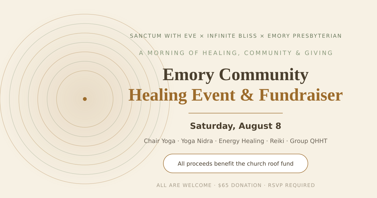 Emory Community Healing Event & Fundraiser