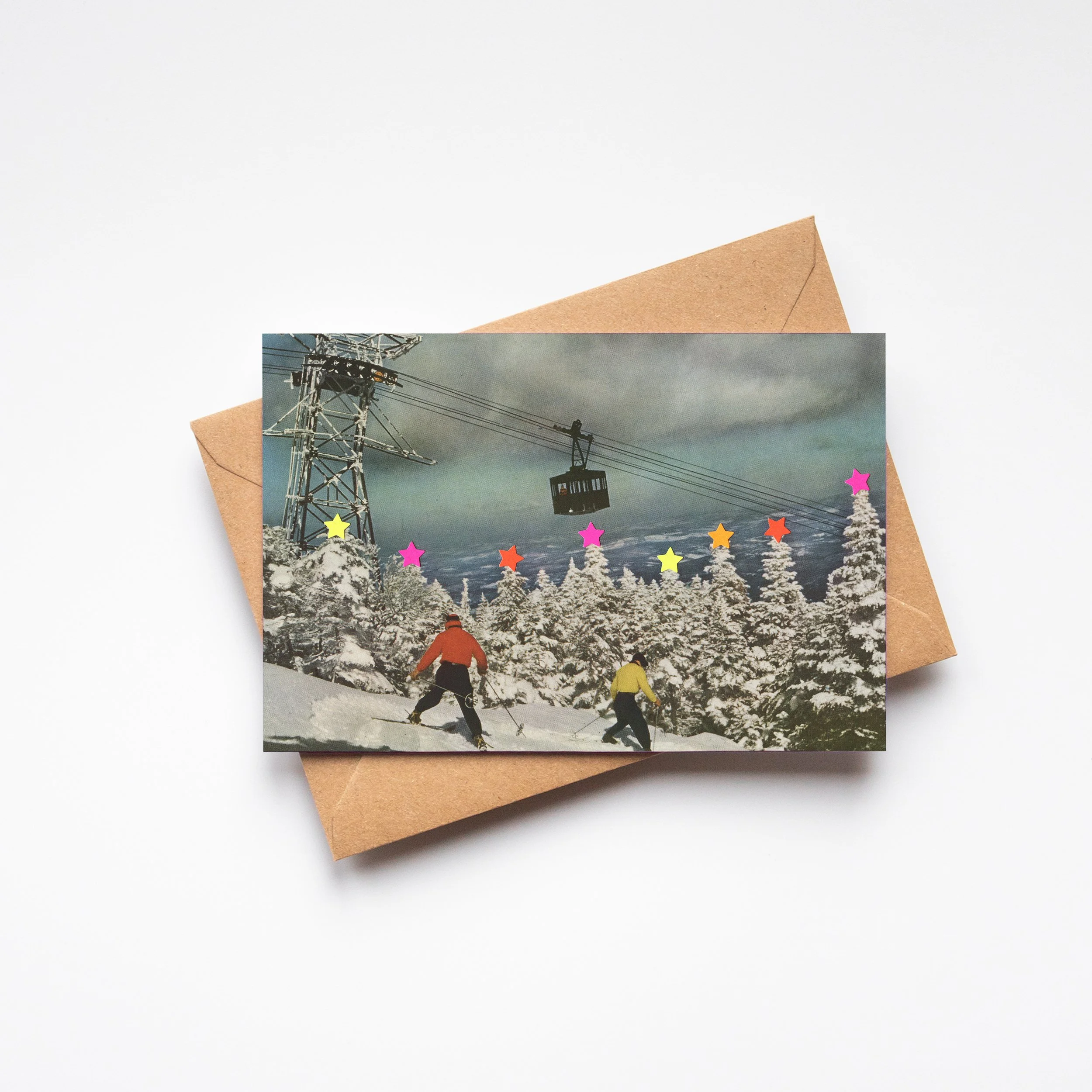 Christmas Card Pack - Drunk Skiing