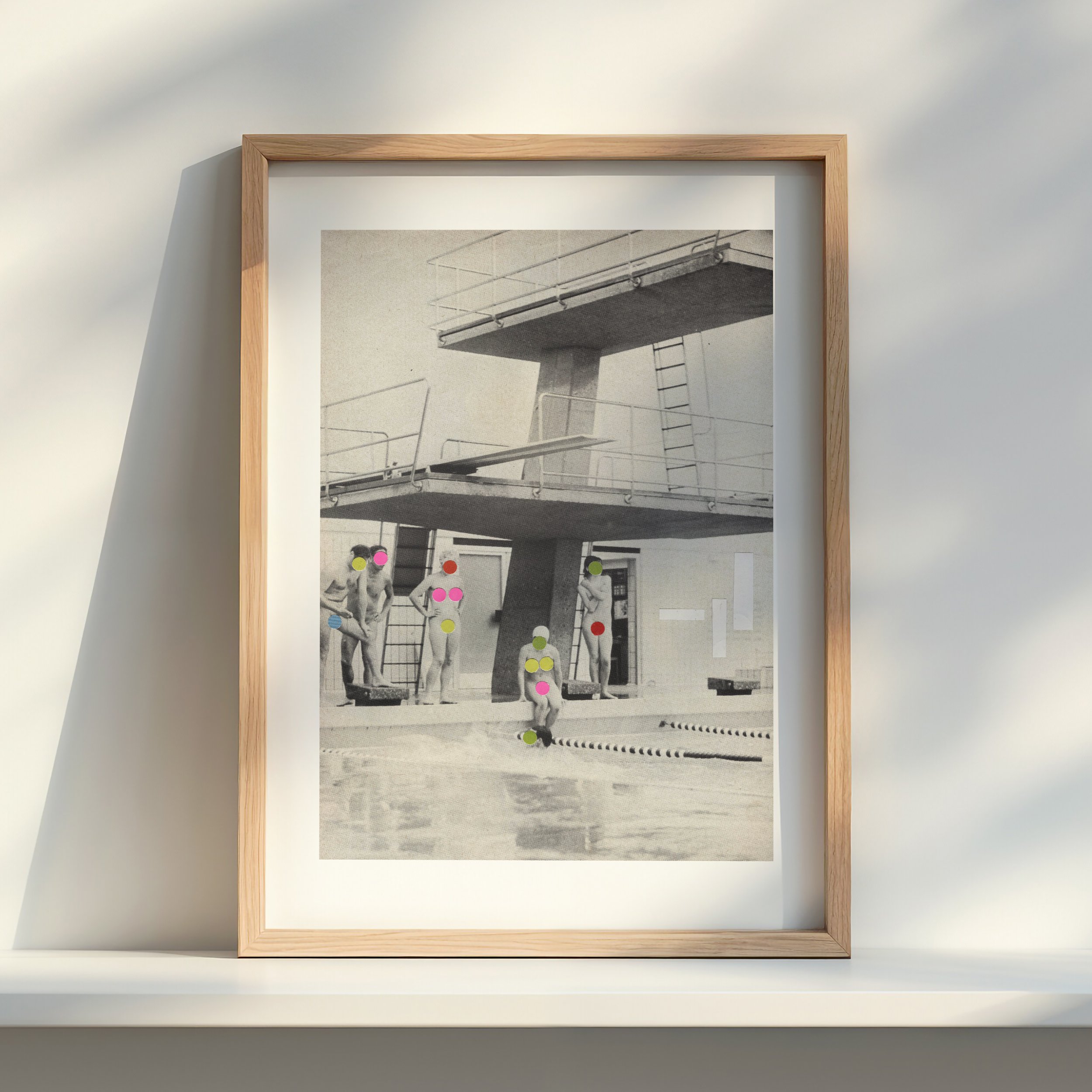 Modesty Swimming Pool Print