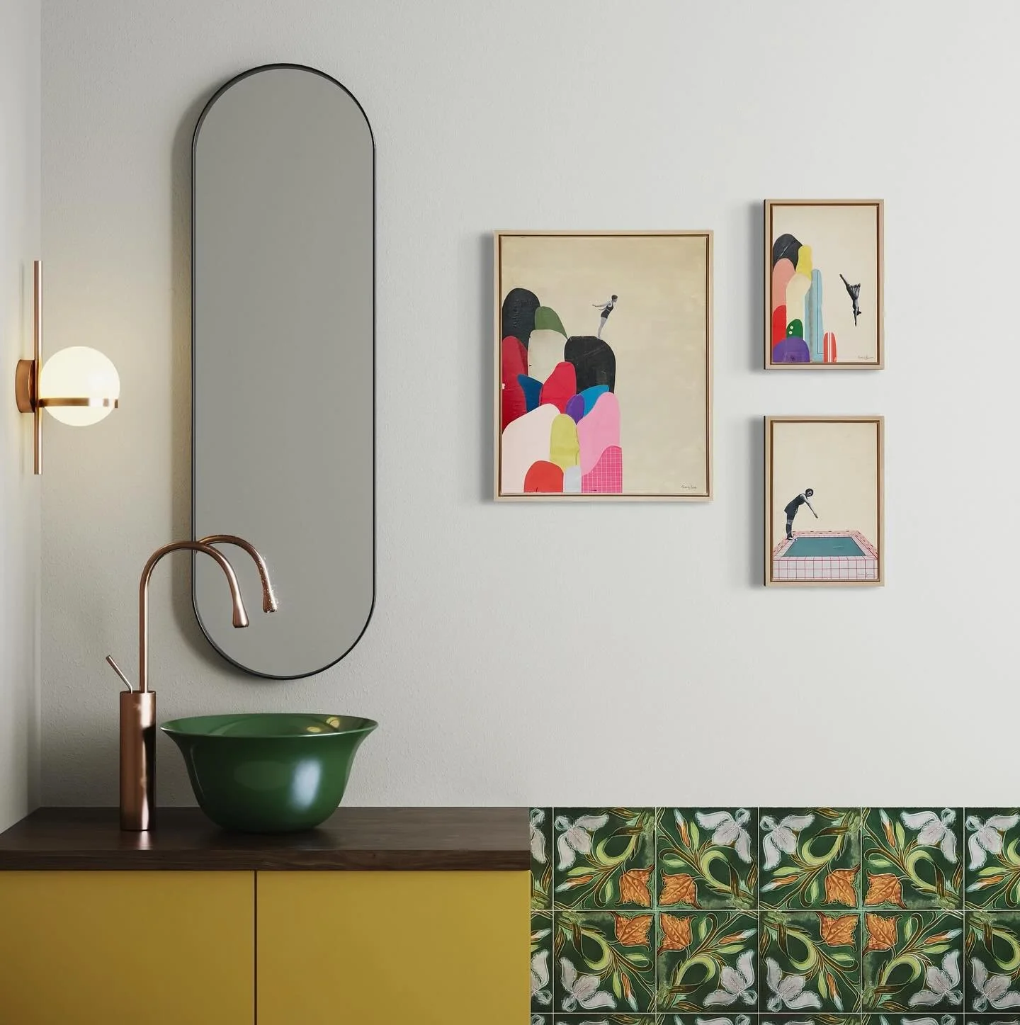 Three new artworks have been added to my website. All very colourful, vibrant and happy. Just what we need at this time of year! 

Float mounted within beautiful lime wood frames for a simple finish.

If you love lots of bold colour, the biggest one 