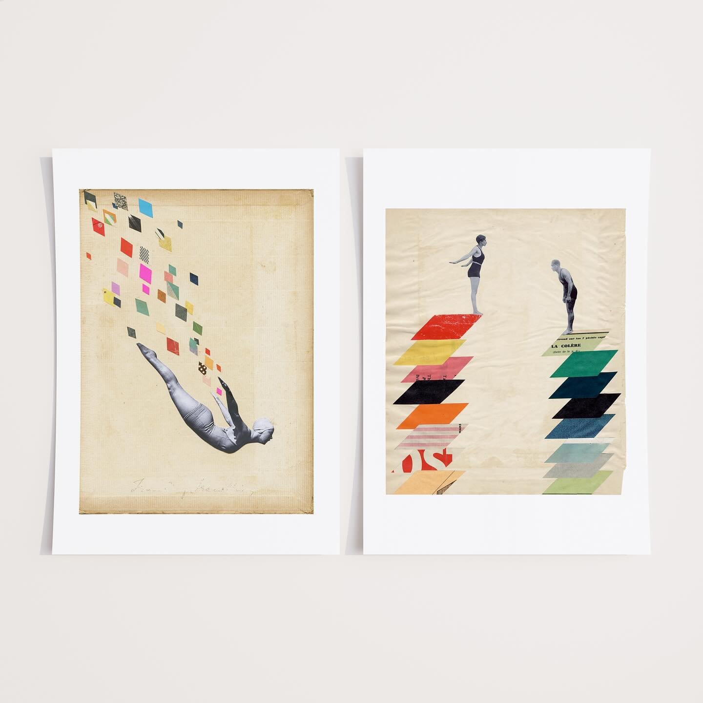 Two prints are on their way to a new home, just down the road in Haywards Heath.

My customer chose size A3 for both. They go well together, don&rsquo;t you think?

Printed on beautiful quality Hahnem&uuml;hle rag paper with a fine textured finish. P