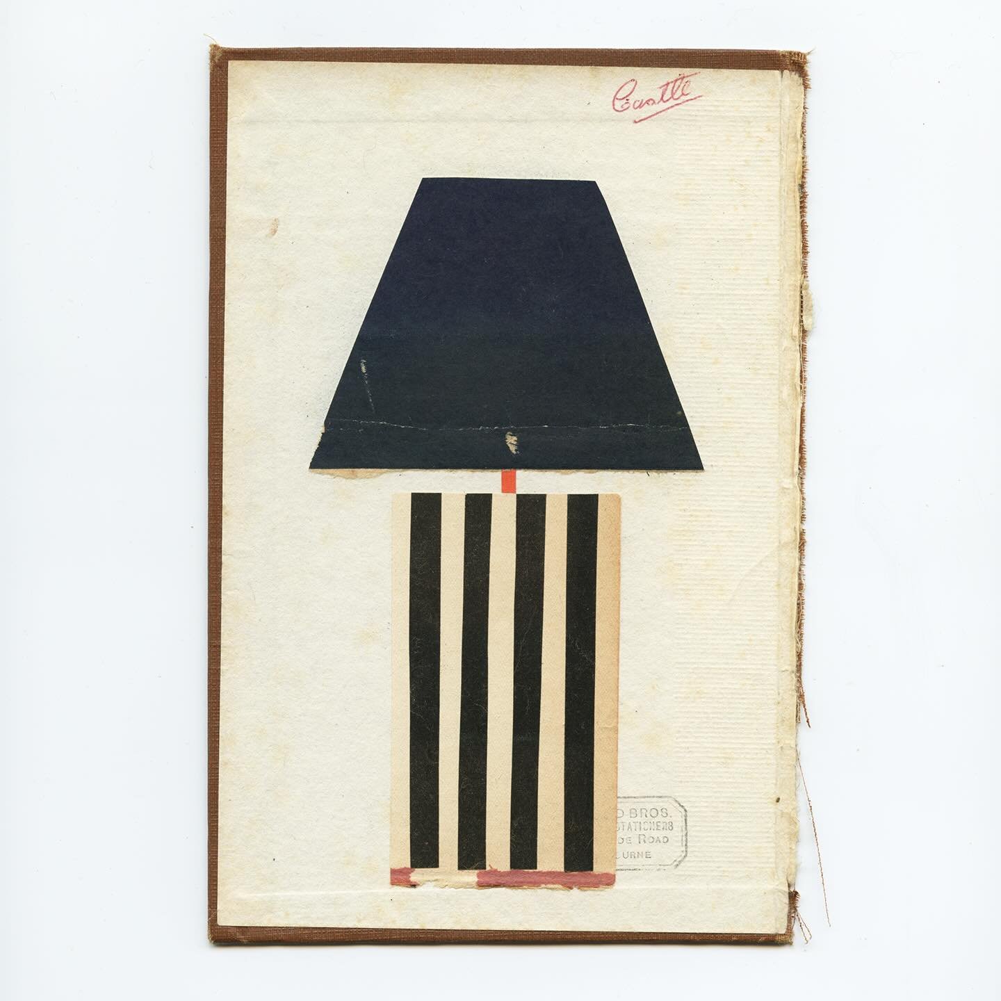 No.7 - 100 Everyday Things.

A lamp! They bring a cosy light into the home and I love them. Much needed everyday things to change the mood of a room.

This battered old book cover has some beautiful details which bring the composition to life. 

#art