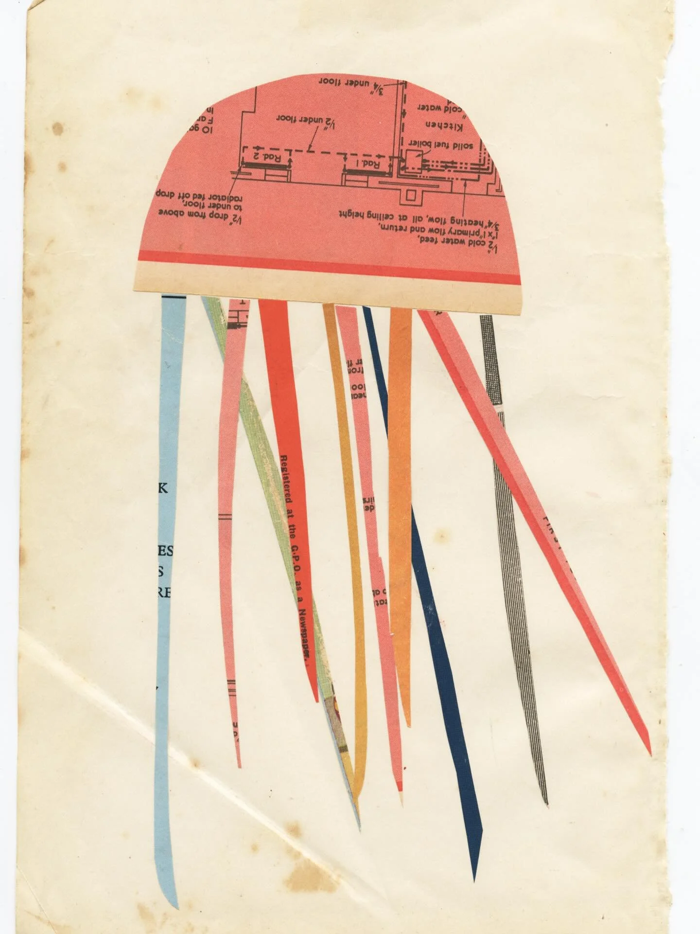 Februllage. Day 6.

Jellyfish

@februllage 
#jellyfish #collageart #contemporarycollage #underwater #sealife