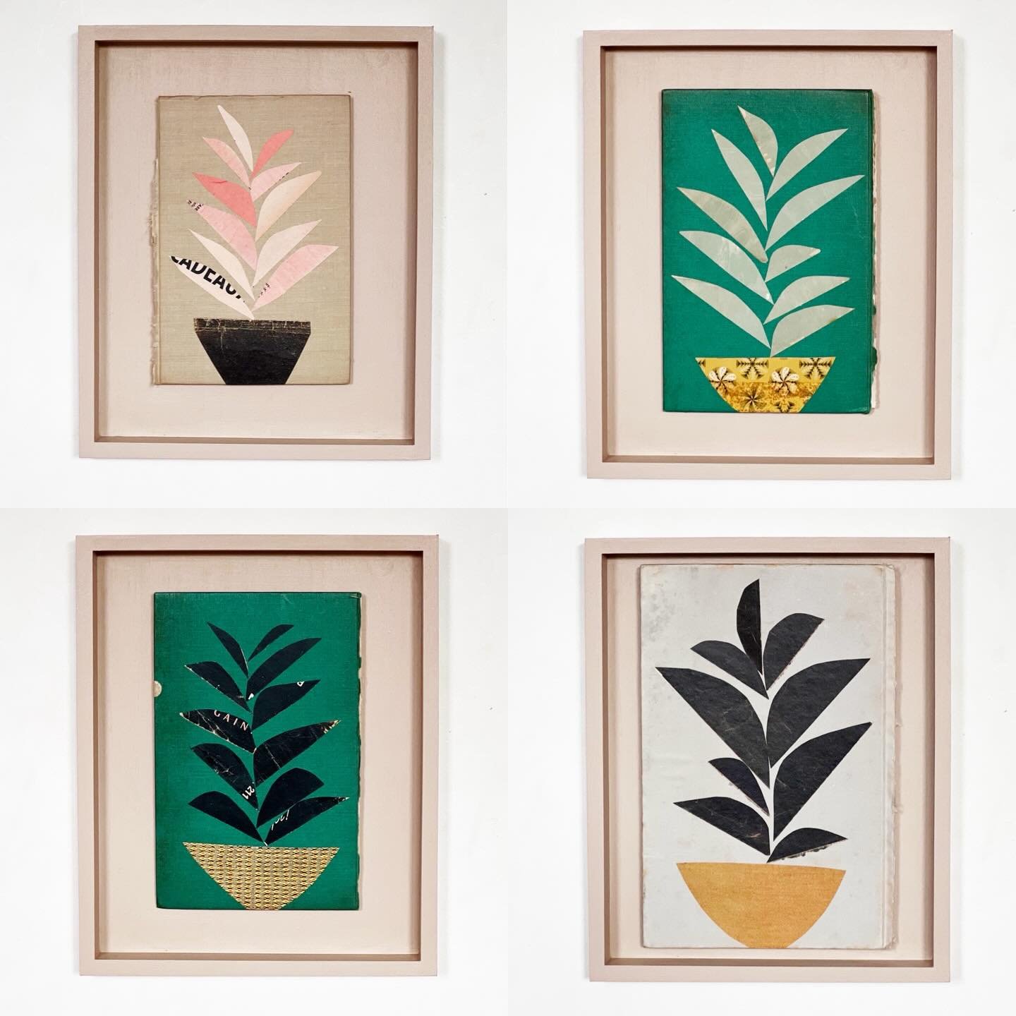 A small botanical series now on the website!

#houseplantlover #collageart #leafy #botanicaldecor