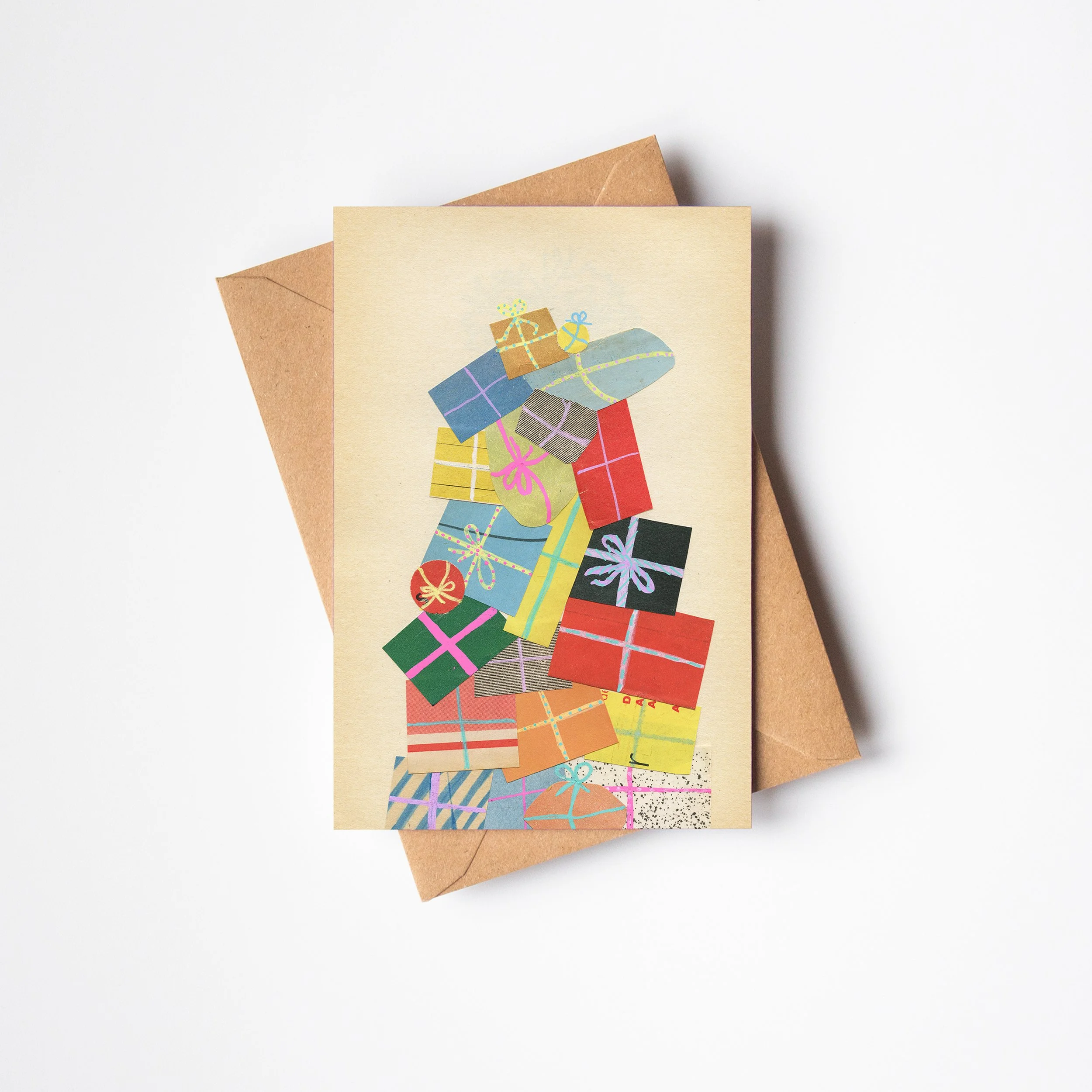 Christmas Card Pack - Pile of Presents