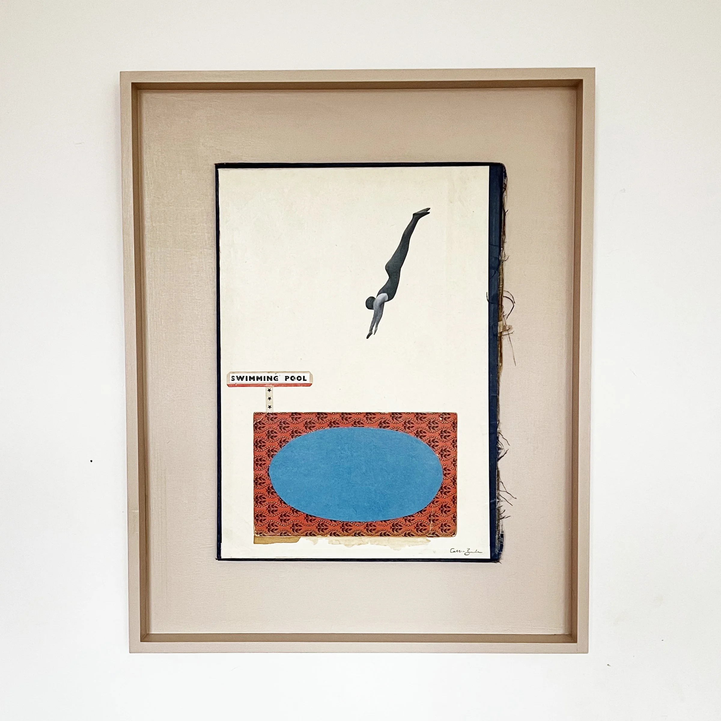 Swimming Pool - 40 x 50cm