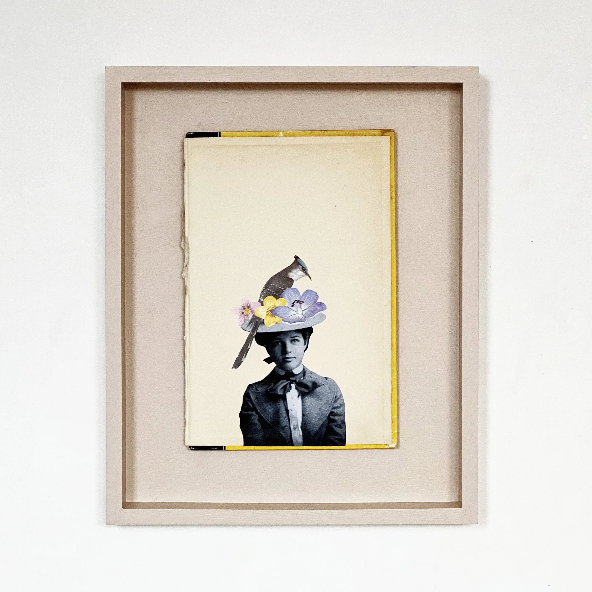 Floral Female and Bird Portrait - Cuckoo