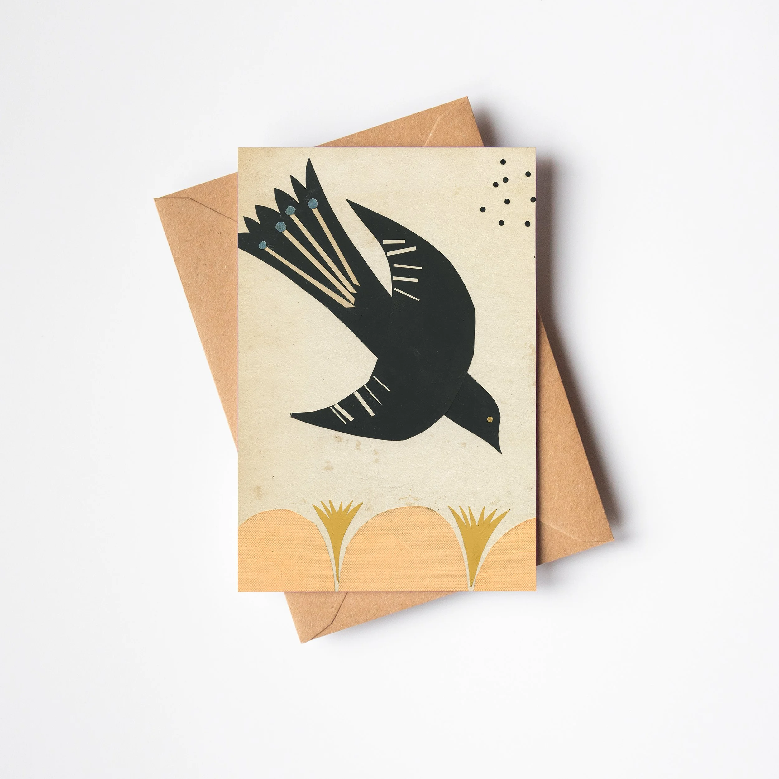Flying Bird Card  - Hilltops