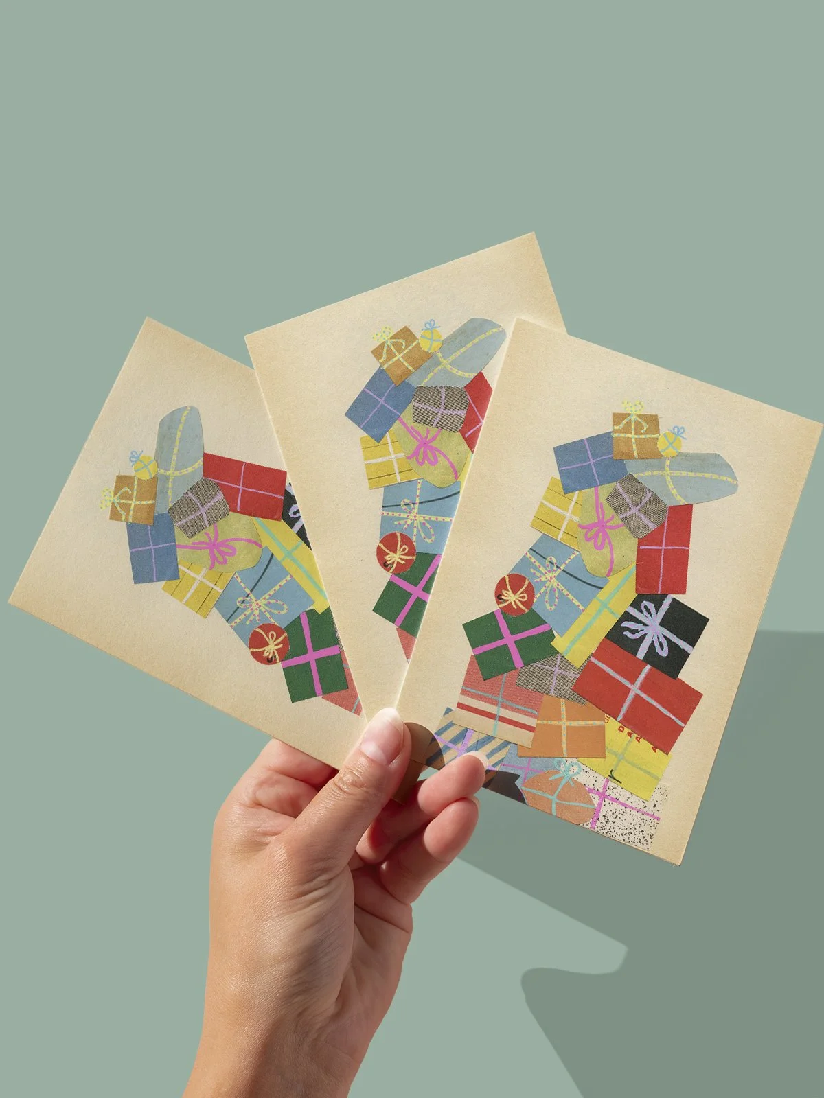 Pile of Presents - Christmas Card Pack (Set of 12 or 24)