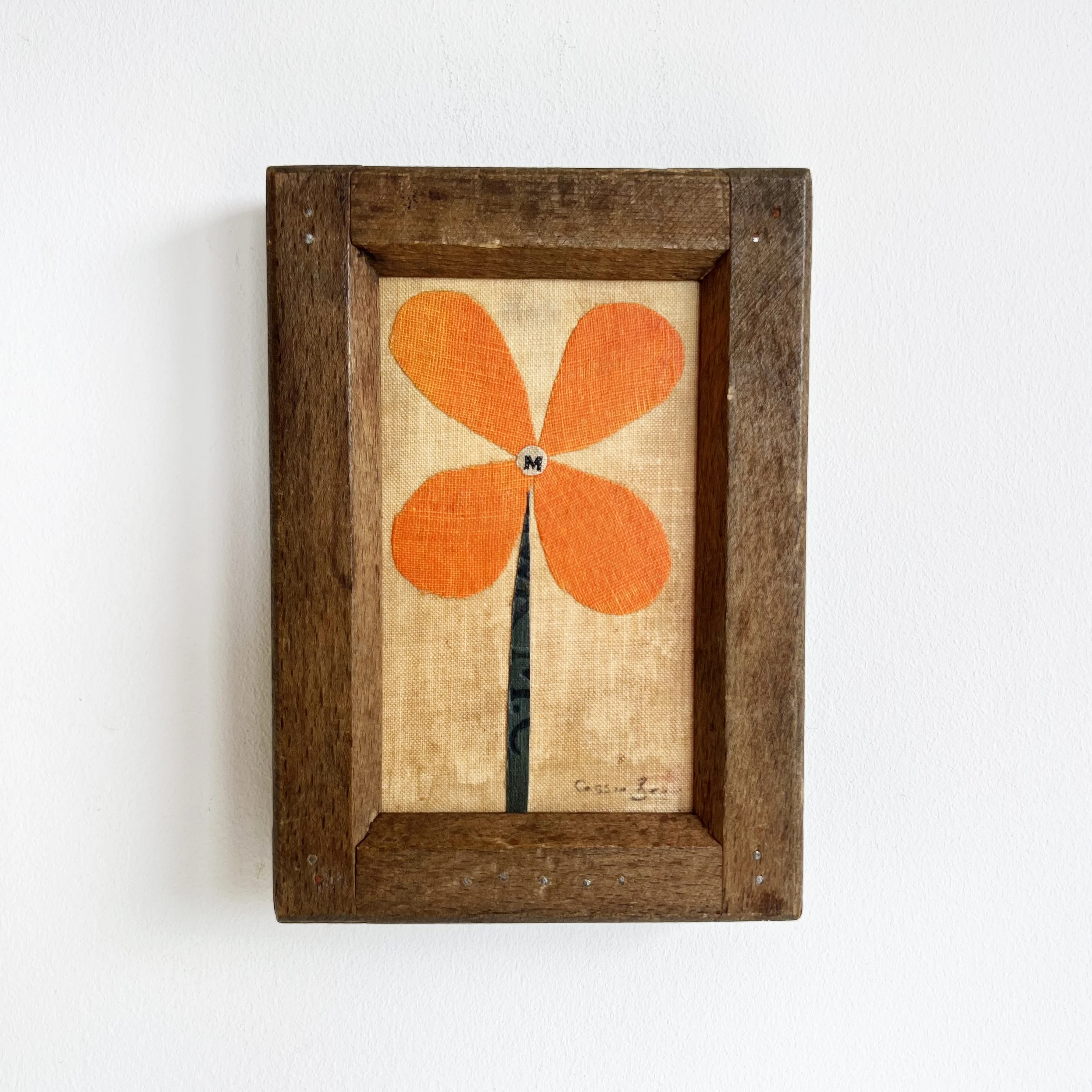 RESERVED Monday's Flower - 10.5 x 15cm