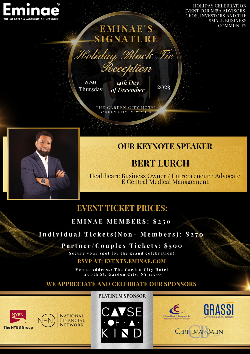 Experience Elegance and Celebration at the Garden City Hotel Join