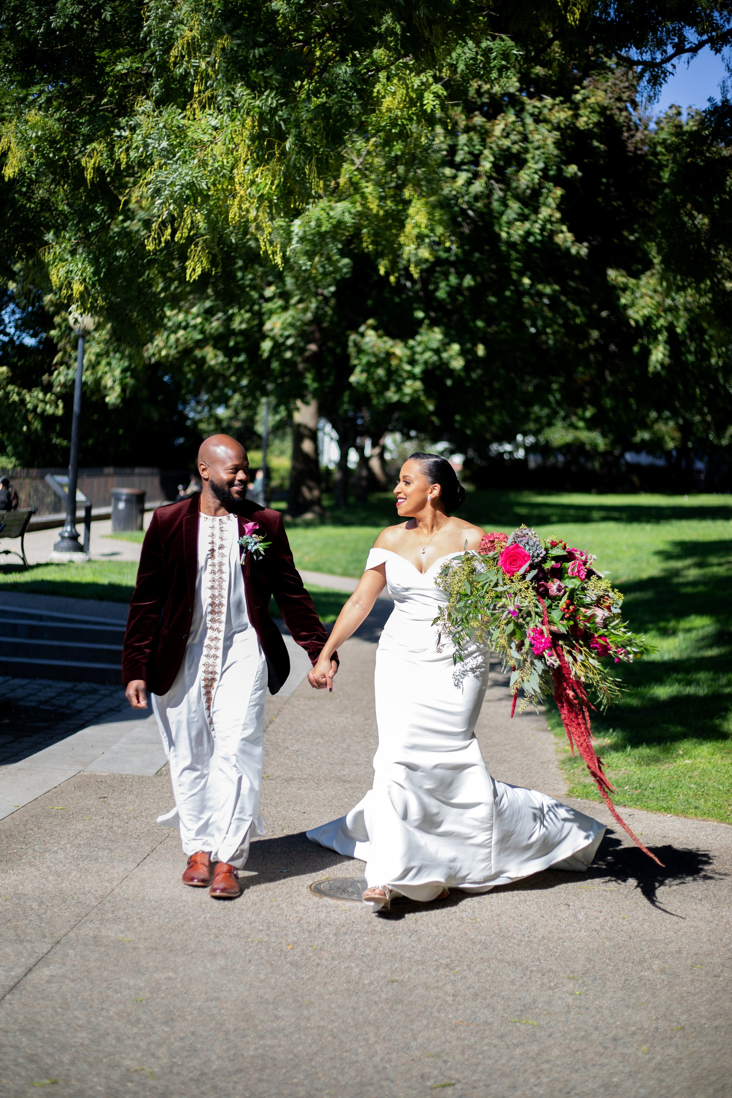 Bride and groom photos - Providence RI Wedding