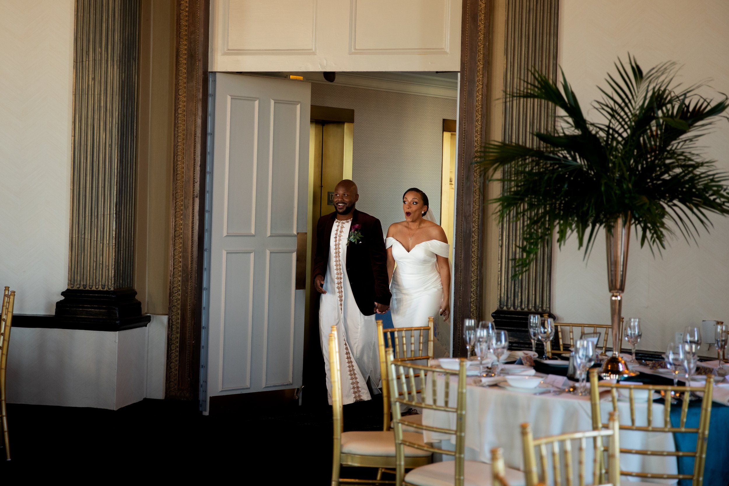 Reception Reveal - The Graduate Hotel Providence Rhode Island Wedding