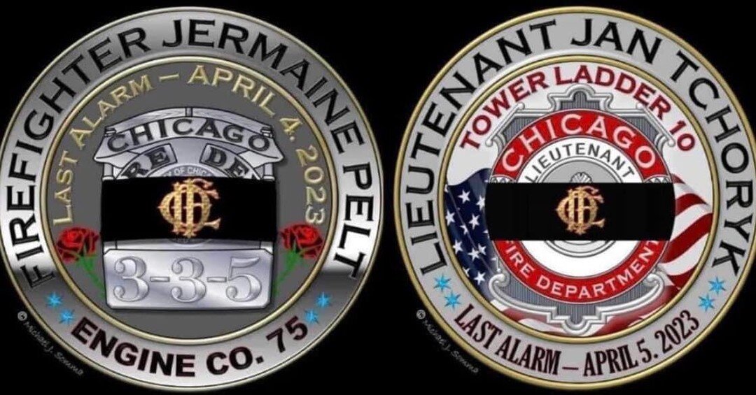 Our thoughts and prayers are with the Chicago Fire Department, who tragically lost two members in the line of duty in two days at separate incidents.