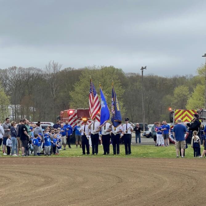 We were honored to present the colors this afternoon at the @coginchaugll  Little League Opening Day!  We also got to meet a few teams as well as our sponsored team in the Girls Minors Division! Wishing everyone a great season!