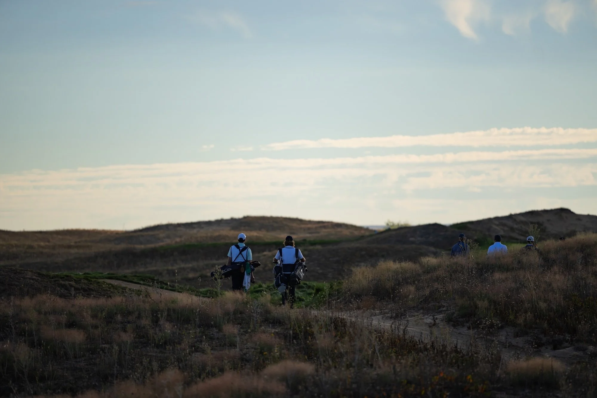 Caddies at Rodeo Dunes