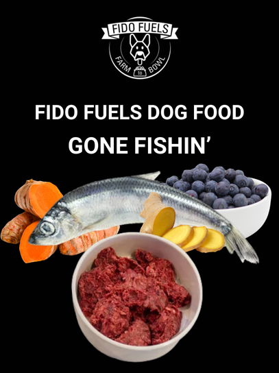 Fido Fuels Gone Fishin' Raw Dog Food (Includes Shipping)