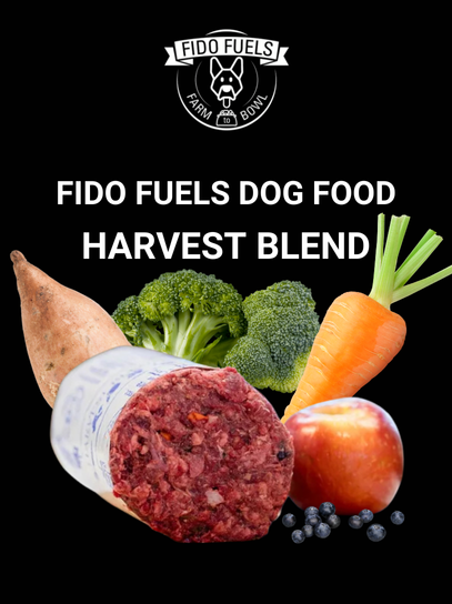 Fido Fuels Harvest Blend - Raw Beef & Ground Bone Dog Food (Includes Shipping)
