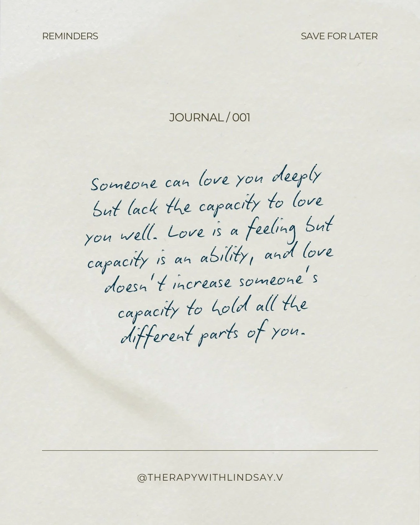 Most of the women I work with spend years - sometimes lifetimes - trying to shrink themselves enough to be loveable - taking up less space each and every day till they can&rsquo;t see themselves in the mirror anymore. 

No amount of love automaticall