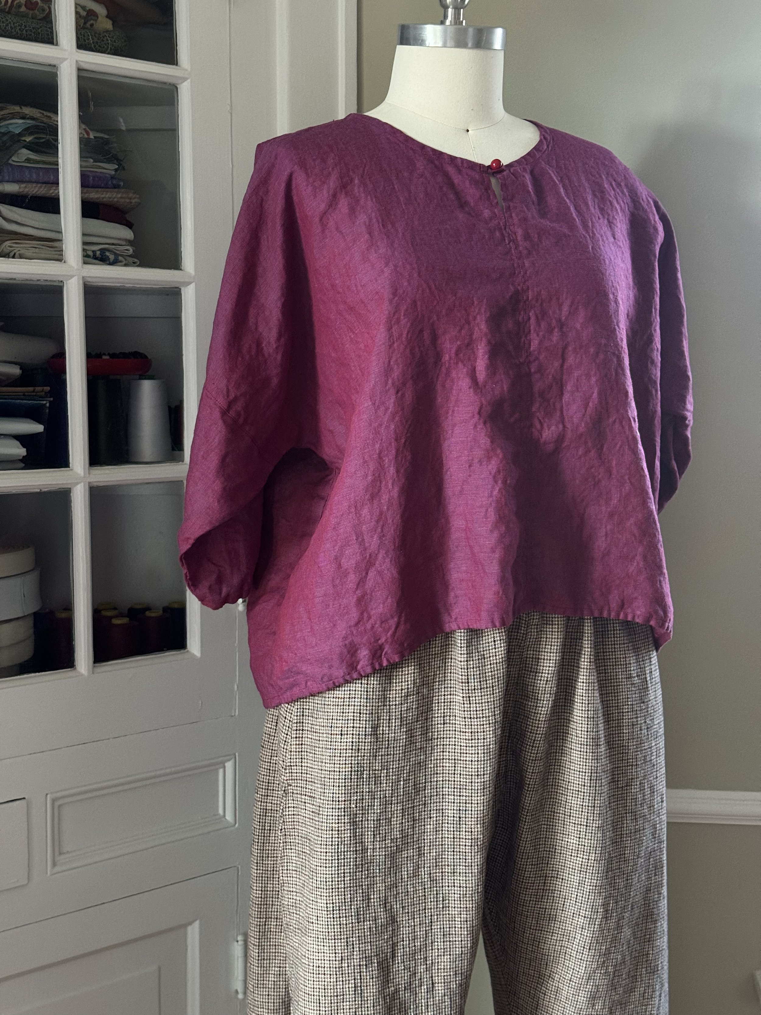 Crossweave Linen Studio Tee