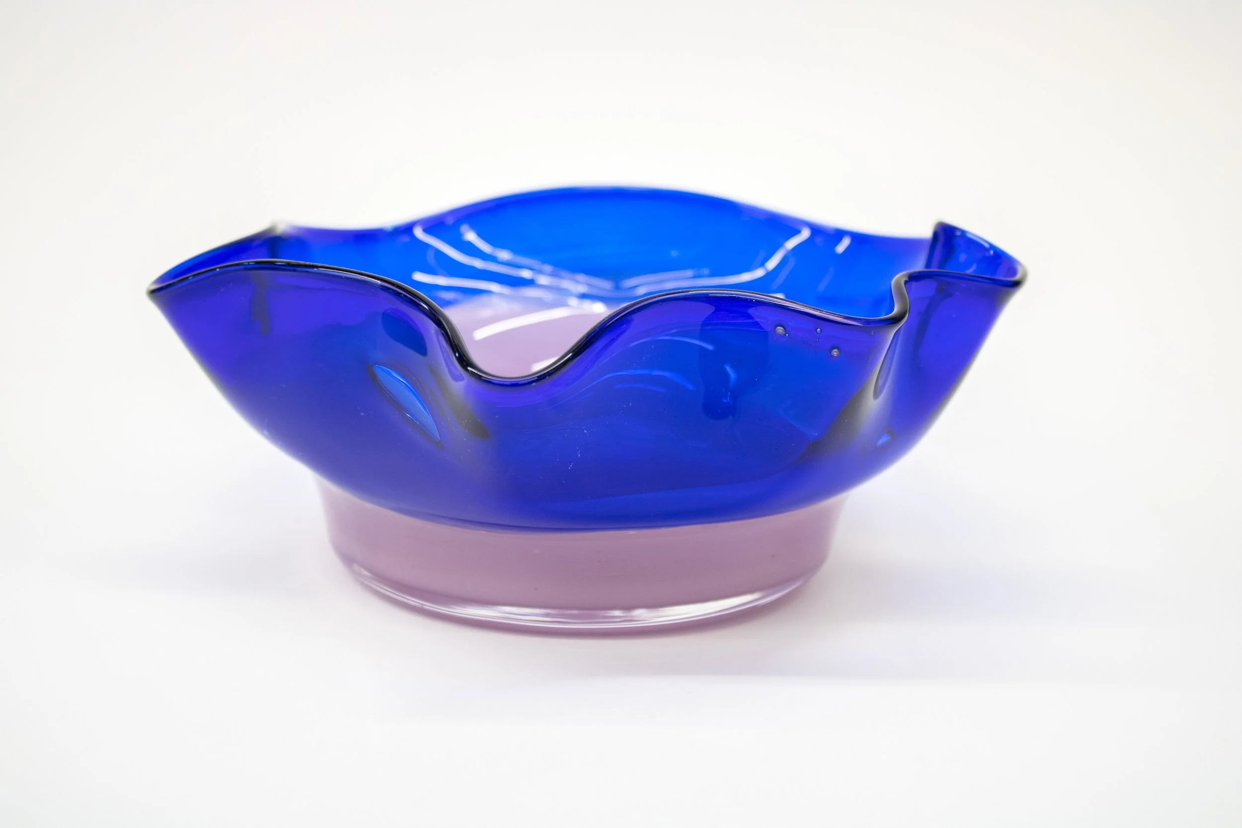 Lilac and Blue Flower Bowl ($80–$120)