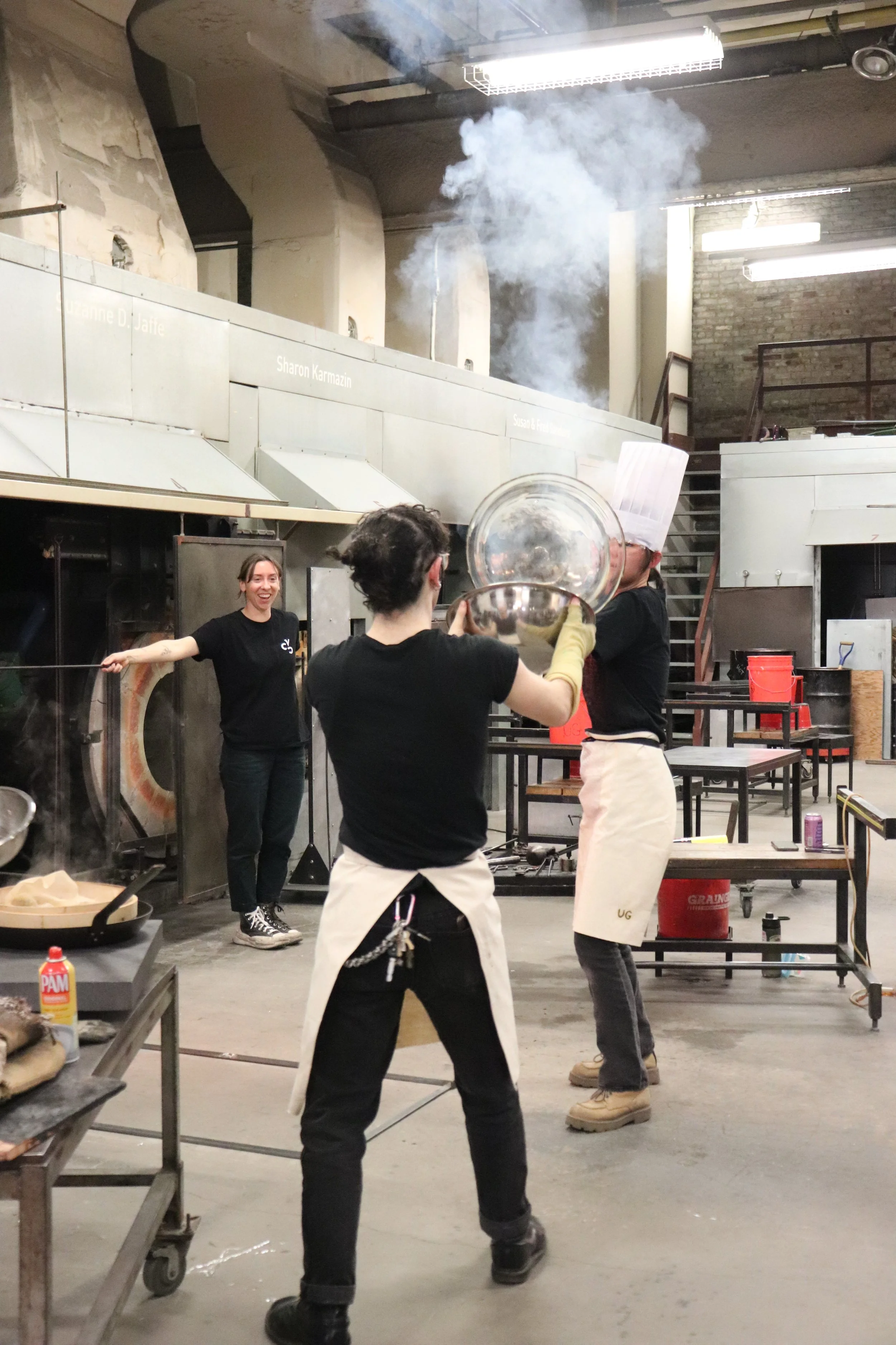 Cooking with Hot Glass series