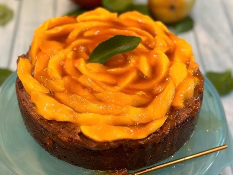 Mango Chocolate Cake