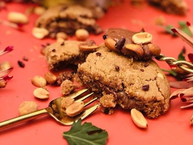 Nutella Peanut Butter Cookies