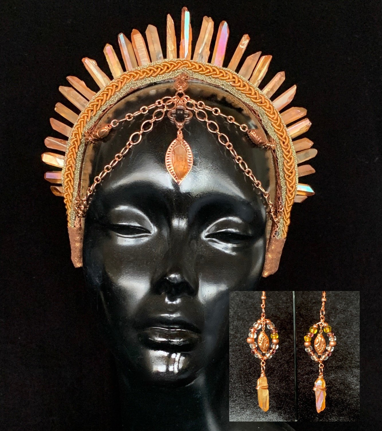 Copper crystal headband w: chains.jpeg