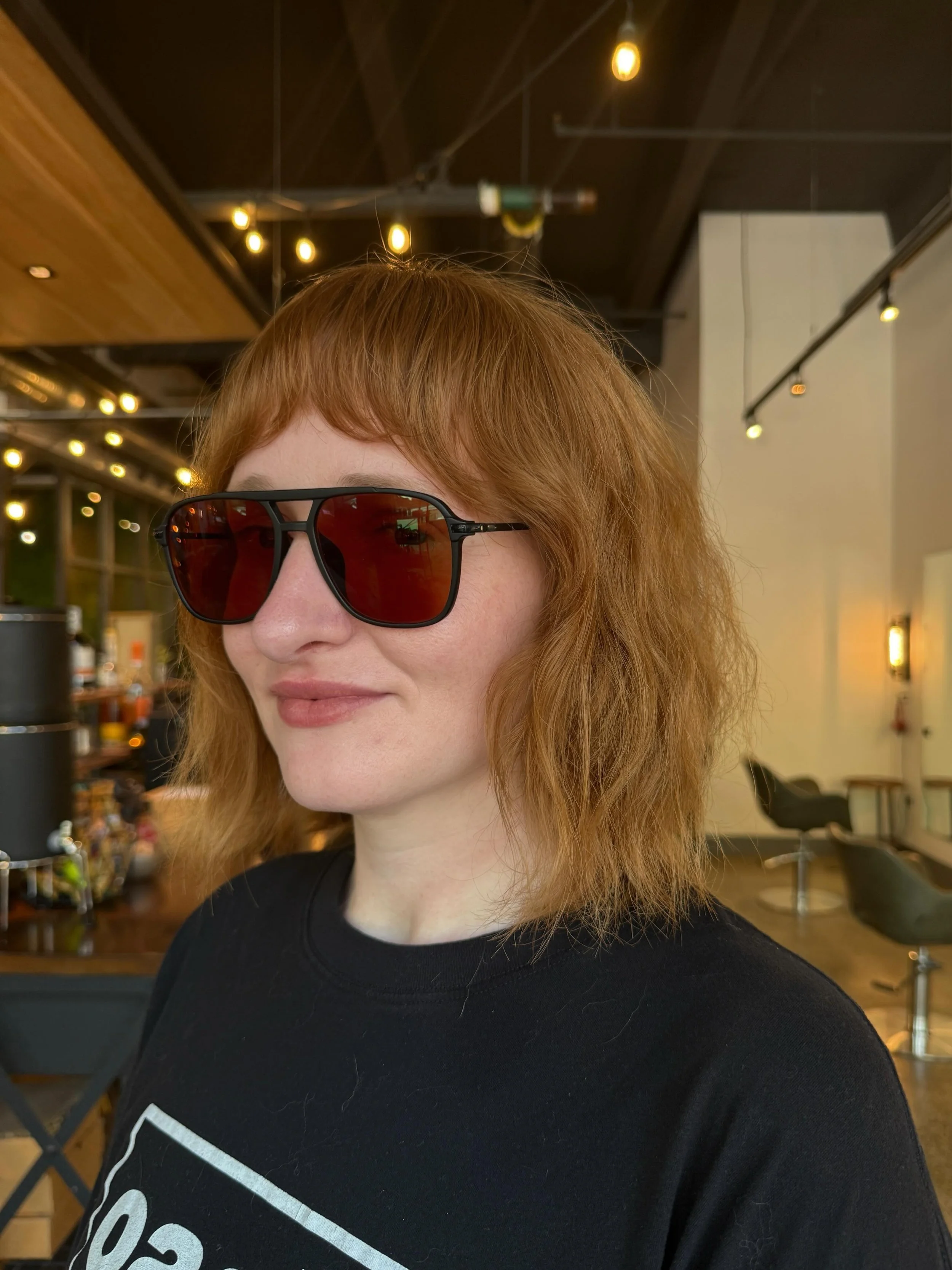 For the ones flirting with fringe ✂️ #NewHavenHair #ConnecticutHair #CTStylist #RebelHairSalon #NewHavenCT