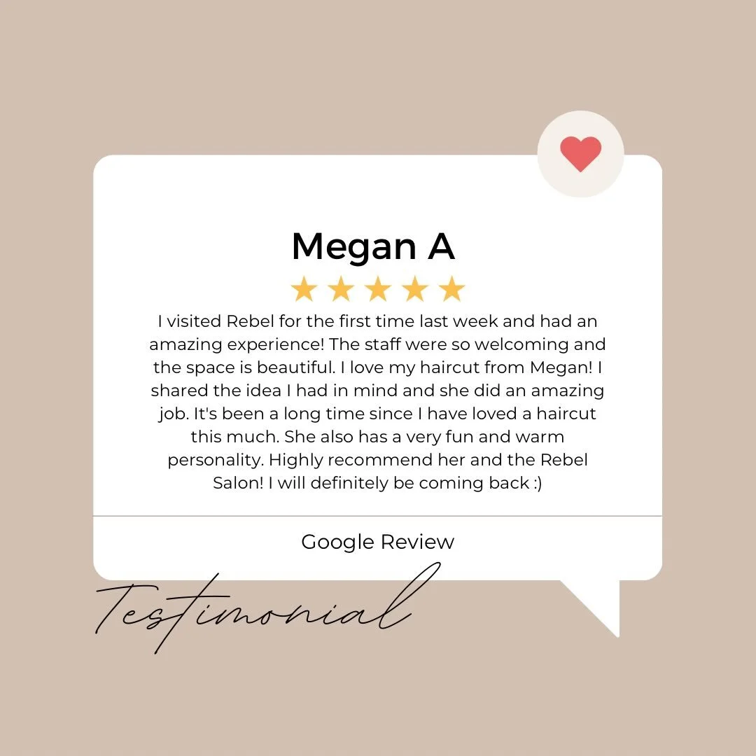 Still smiling after reading this one. 🤍 So grateful for every client who trusts me with their hair. Reviews like this mean the world. ✨ Welcoming new clients at Rebel in New Haven #NewHavenHair #NewHavenCT #CTHairStylist #ShorelineCT
