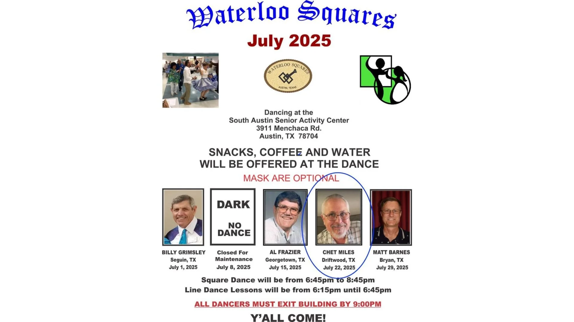 Join Waterloos in celebrating the calling of Chet Miles